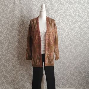Lucky Brand Wool Blend Open Front Cardigan…